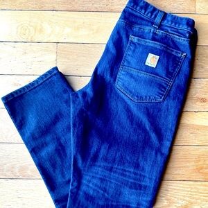 Carhartt Men's Deep Indigo Straight Jeans